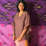 Elements Embroidered Kaftan - Sand