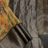 Sameeksha organza kalamkari saree
