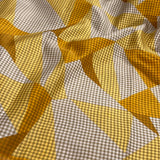 Mila checked triangles kanchipuram silk saree