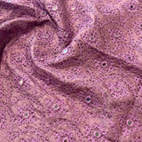Hand embroidered silk blouse piece