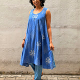 Zephyr Azure Embroidered Kurta Set