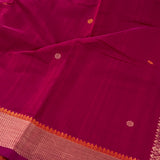 Leheriya bordered kanchi cotton saree