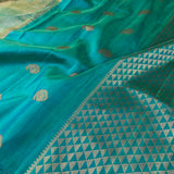 Mishrita brush dyed silk saree