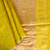 Silk sequinned saree
