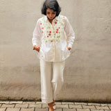 Rosette Cross-Stitch Shirt