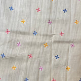 Tussar petit point saree