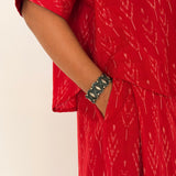 Elements Matchbox Flared Ikat Pants - Flame