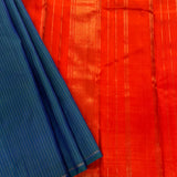 Alani Stripes Kanchipuram Silk Saree