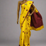 Veena polka tussar saree