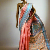 Kimaya pink sorbet silk saree
