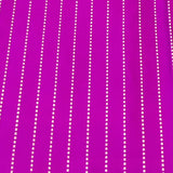 Magenta handwoven pure silk saree with small flower buttis in Benaras weave