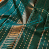 Nihira rising lines kanchipuram silk saree