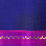 Vera royal blue purple kanchipuram silk saree