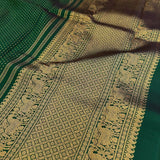 Meera gold kanchipuram silk saree