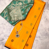 Kimaya tricolour silk saree