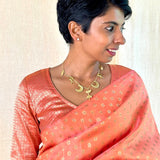 Brocade silk blouse