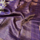 Maya leaf tussar saree