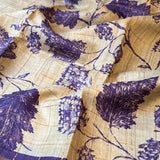 Maya leaf tussar saree
