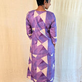 Tussar hand embroidered kurta