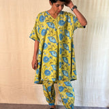 Printed cotton coord set