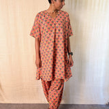 Printed cotton coord set