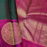 Yaazhi design kanchipuram silk saree