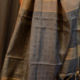 Sequinned tissue saree