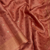 Sequinned tissue saree