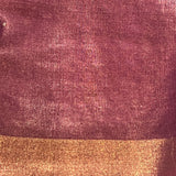 Sequinned tissue saree