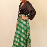 Silk brocade skirt