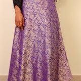 Silk brocade skirt