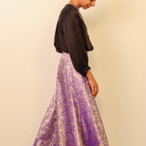 Silk brocade skirt