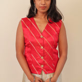 Silk brocade skirt