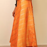 Silk brocade skirt