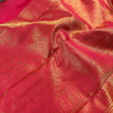 Charita boxed lotus kanchipuram silk saree