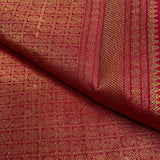 Charita Pink Micro checks Silk Saree