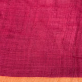 Veena Checks Tussar Saree - Pink