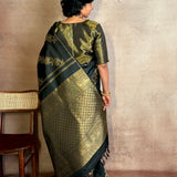 Sumangala vines kanchipuram silk saree