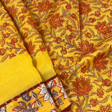 Handprinted Supernet Saree