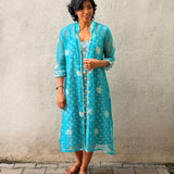 Kota Printed Overlay Dress