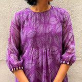 Printed chiffon dress