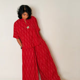 Elements Matchbox Flared Ikat Pants - Flame