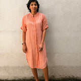 Kota Peach Overlay Dress