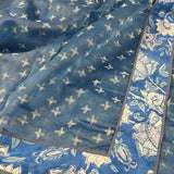 Handprinted Supernet Saree