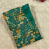 Tussar hand embroidered blouse piece