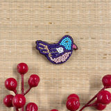 Birds at Play Brooch