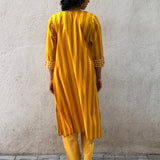 Zephyr Line Play Embroidered Kurta