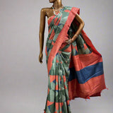 Maya triangles saree