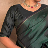 Charita mat weave kanchi silk saree