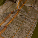 Leheriya bordered kanchi cotton saree